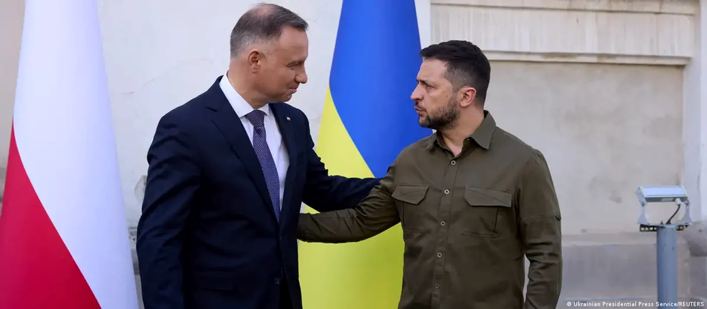O imagine din zilele bune: președintele polonez și omologul său ucrainean