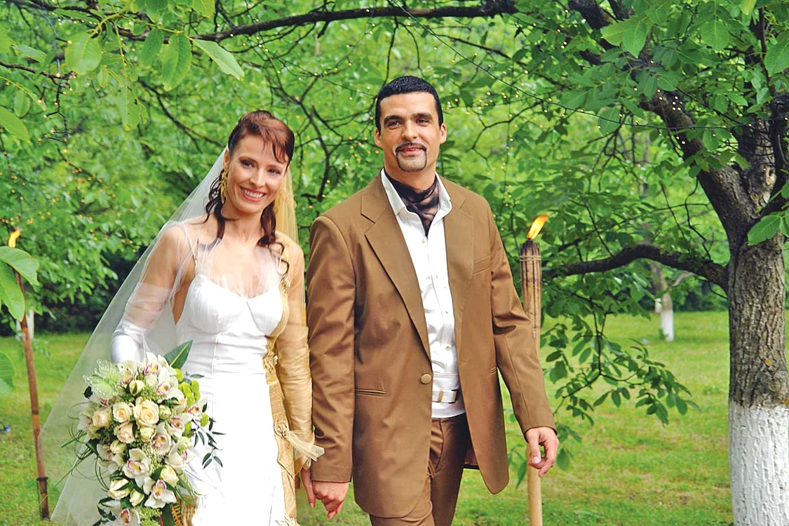 Monica şi soţul ei,  Aurelian Temişan