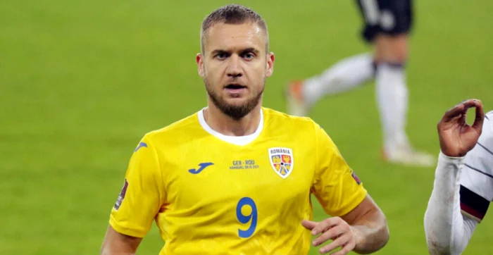 George Pușcaș nu se mai lipește de gol nici la Genoa, nici la națională. Foto Sportpictures 