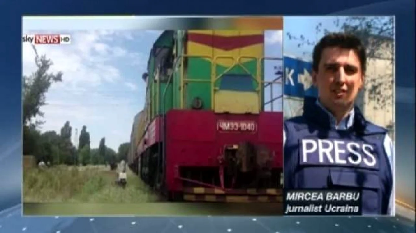 Libertatea presei, atacată grav în Ucraina. Foto: captură video Sky News