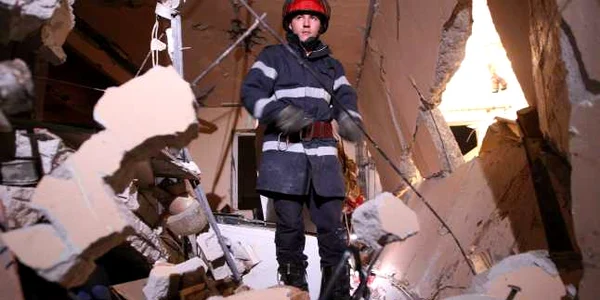 Mai multe apartamente au fost complet distruse în urma exploziei