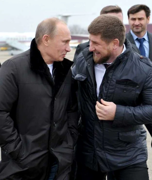 Vladimir Putin Ramzan Kadârov FOTO AFP
