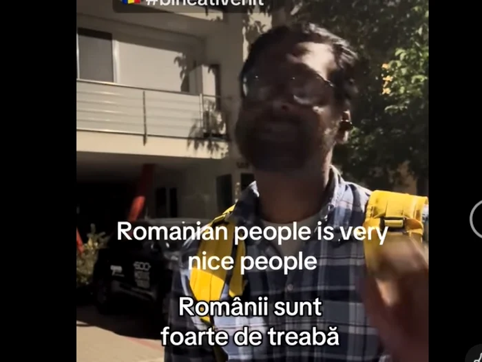 Lovratorul chestionat spune ca se simte ca acasă în România. FOTO Facebook
