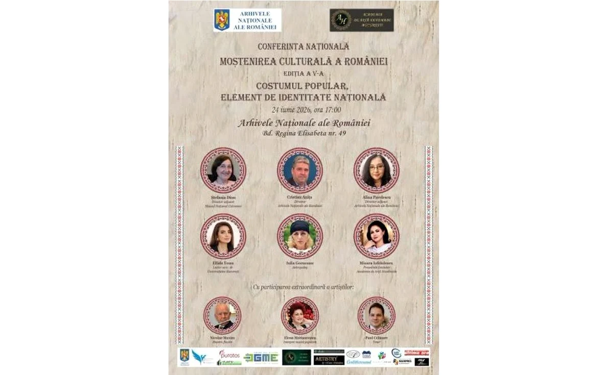 Conferința „Moștenirea culturală a României”, la Arhivele Naționale ale României