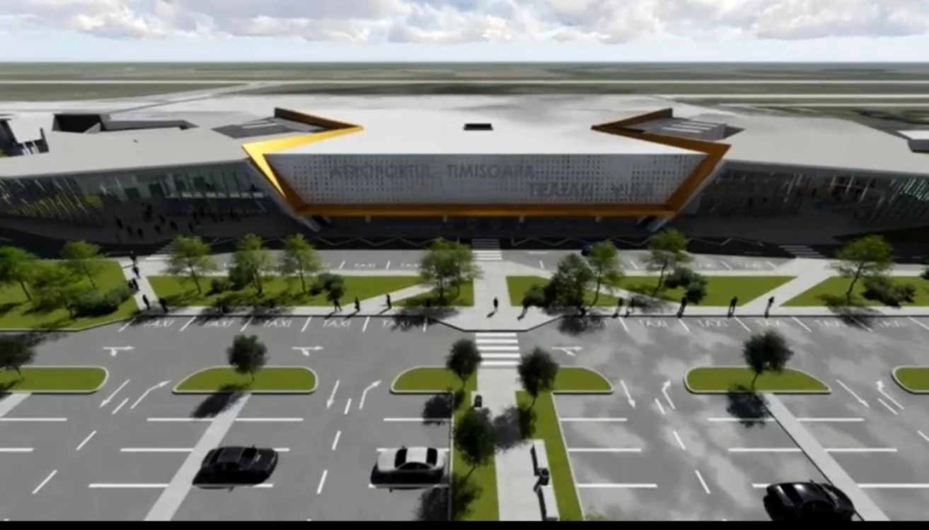 Noul terminal trebuie finalizat până la sfârşitul anului 2023 FOTO Aeroportul Timişoara