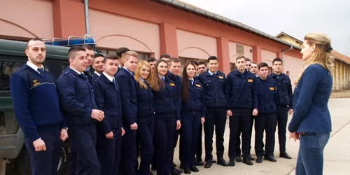 studenti la politia de frontiera mehedinti FOTO STPF Mehedinti