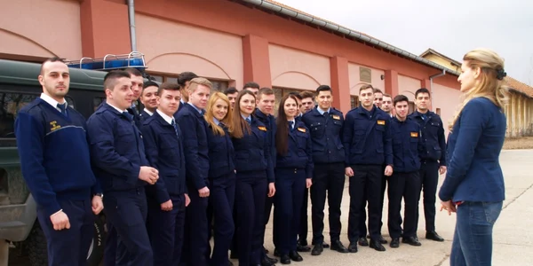 studenti la politia de frontiera mehedinti FOTO STPF Mehedinti