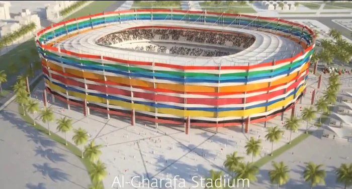 Al-Gharafa Stadium va fi îmbrăcat în drapele tuturor ţărilor de pe glob şi va fi o arenă a &quot;Prieteniei&quot;