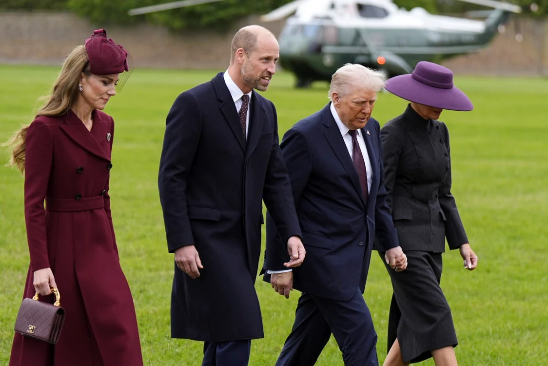 Kate Middleton și Prințul William cu Melania și Donald Trump foto profimedia (3) jpg