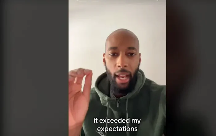 Juwan Gray este impresionat de România FOTO captură video Tik Tok