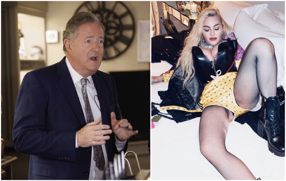 Piers Morgan, criticat după comentariile „misogine“ la adresa Madonnei: „Pisicuță sexuală de 60 de ani“