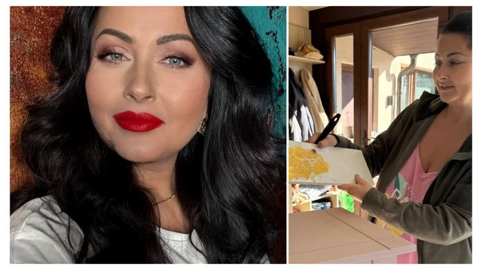 Gabriela Cristea și creațiile sale - Foto: colaj Instagram