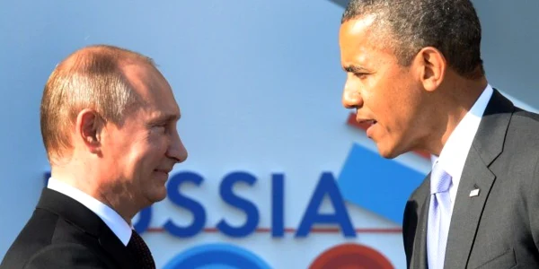Obama si Vladimir Putin