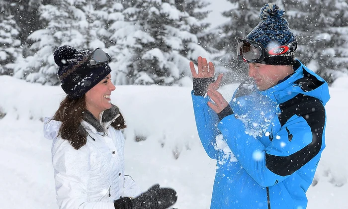 Kate Middleton și William la schi, 2016, Getty (6) jpg