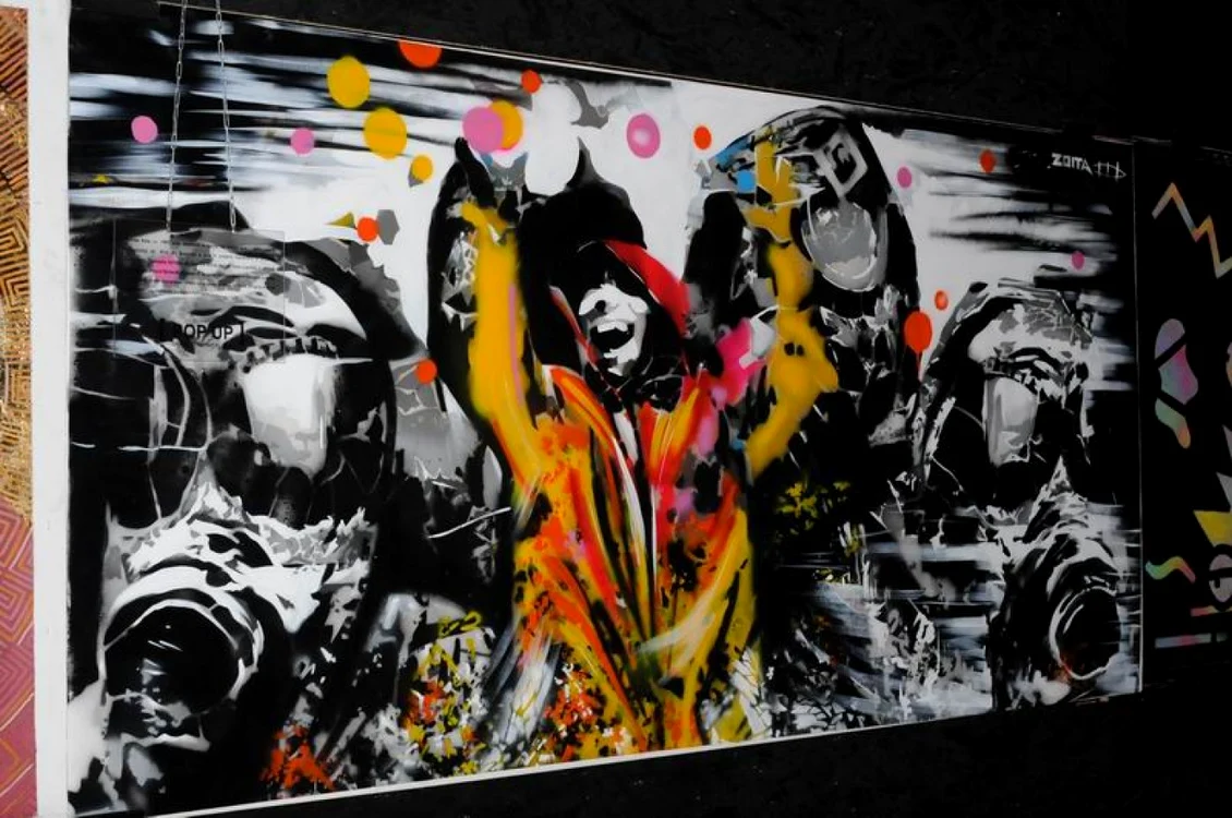Primul muzeu de street art din România găzduieşte lucrările a 12 artişti români. FOTO Centrul Pop-Up