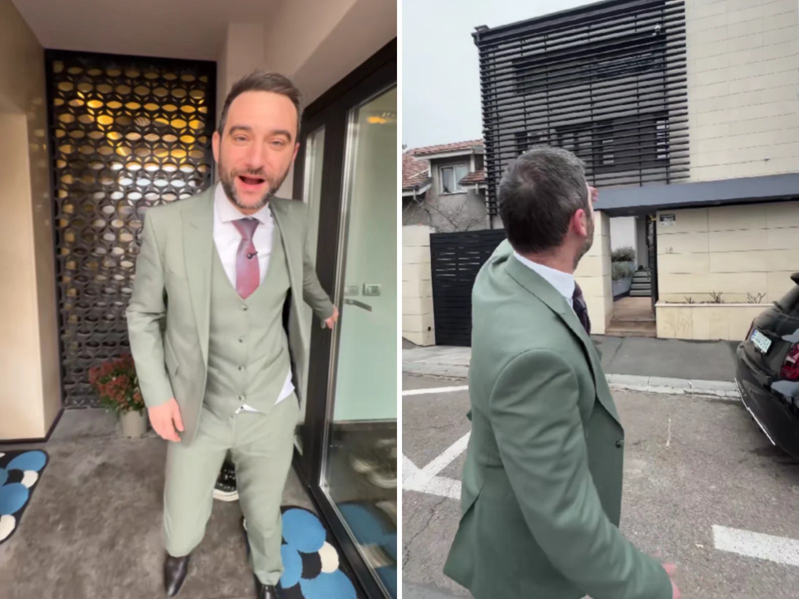 Șerban Trîmbițașu prezintă una dintre cele mai exclusiviste case din România: „Ați mai văzut casă placată cu marmură, de jos până sus?”