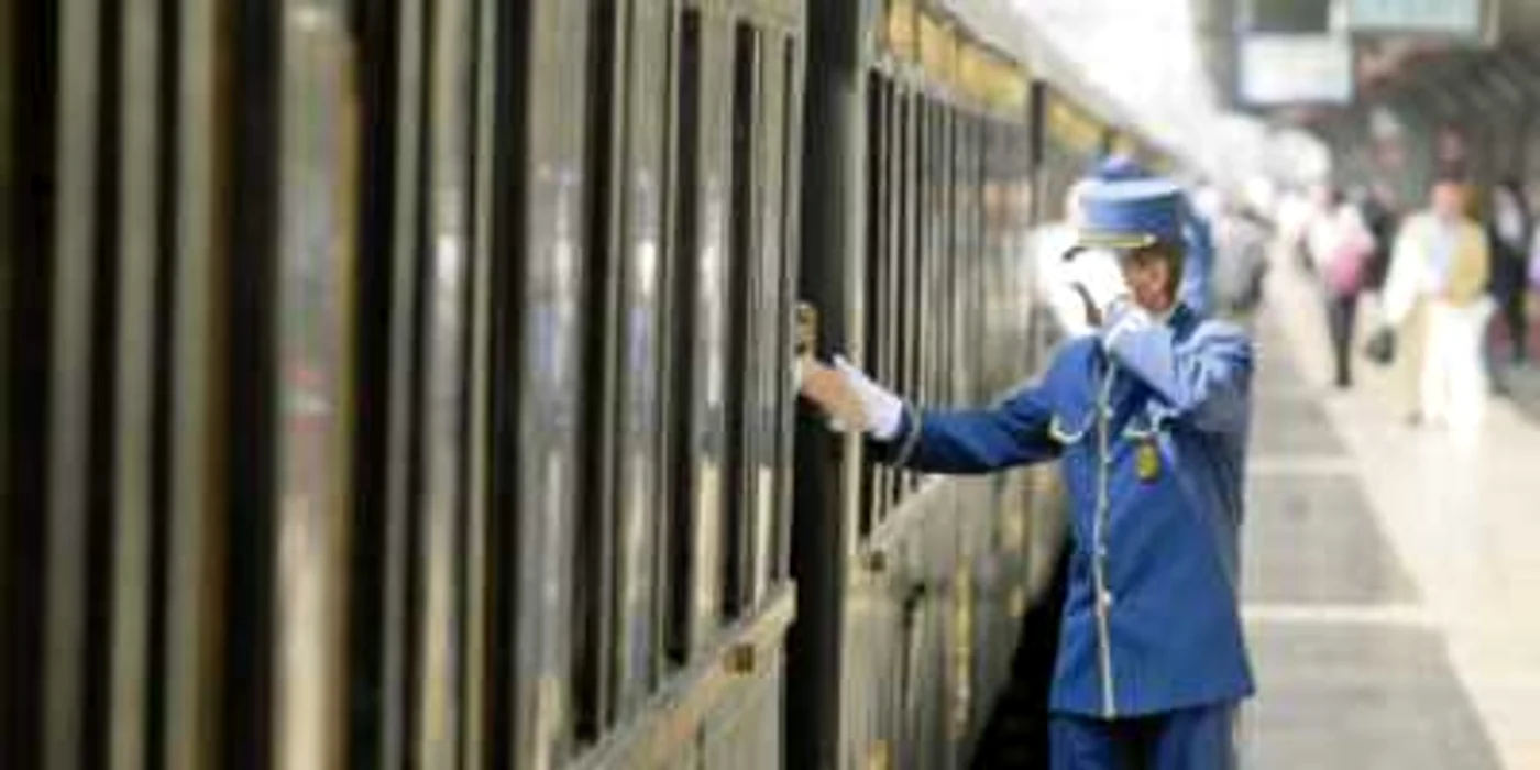 Un membru al echipajului Orient Express