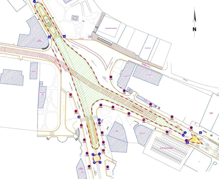 Schita modificari trafic iasi