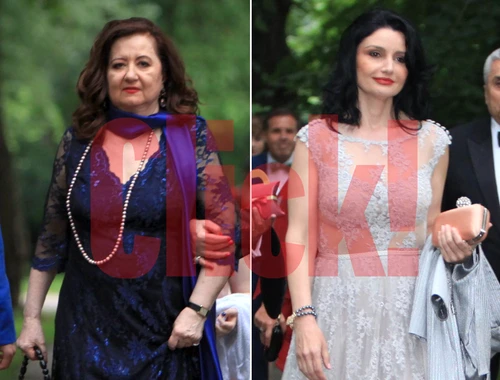 Mioara Roman şi Silvia Chifiriuc au fost foarte elegante la nunta Oanei Roman. (Foto: Roberto Sălceanu)