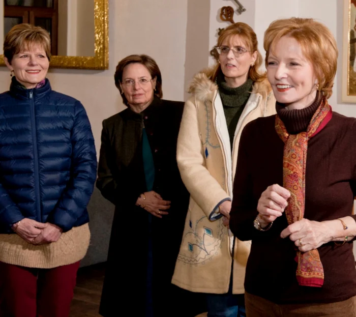 Majestatea Sa Margareta cu Principesa Sofia, Principesa Maria și Principesa Elena la Castelul Săvârșin de Crăciun 2024 Daniel Angelescu, Casa Majestății Sale (1) jpeg