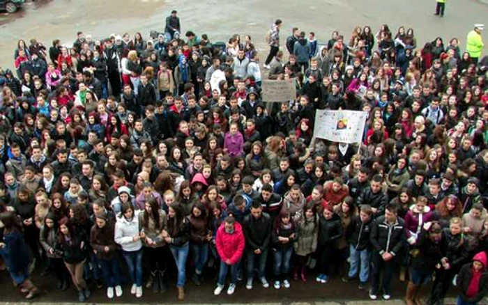 Mitingul a durat aproape o oră                                                                                 FOTO: Iulian Bunilă