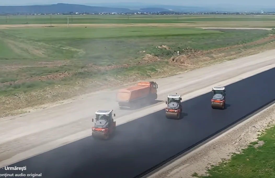Imagini aeriene de pe Autostrada Moldovei: mobilizare uriașă pe lotul Mircești-Pașcani, unde lucrările înaintează pe mai multe fronturi