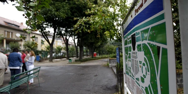 Primăria a predat parcul firmelor care se vor ocupa de lucrări Foto: Remus Runcan