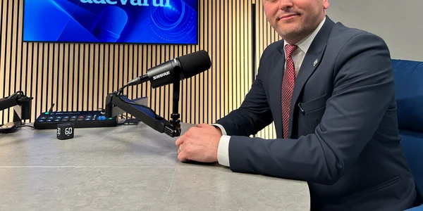 Adrian Cozma vicepreședintele Camerei Deputaților la Interivurile Adevărul FOTO: Cătălin Mănescu IMG 7574 jpeg