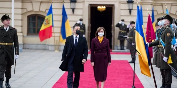Maia Sandu si Volodimir Zelenski presedinte.md