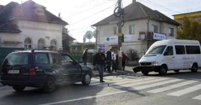 Accidentul s-a produs în această dimineaţă în jurul orei 9.30