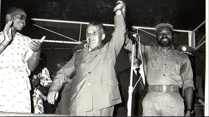 Ceaușescu într-o vizită în Africa FOTO evenimentulistoric.ro