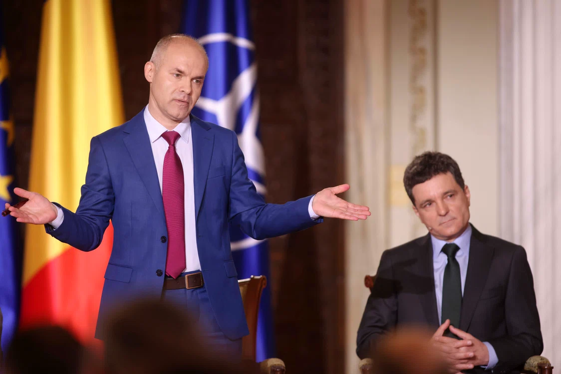 Daniel Funeriu și Nicușor Dan. FOTO Inquam Photos / George Călin