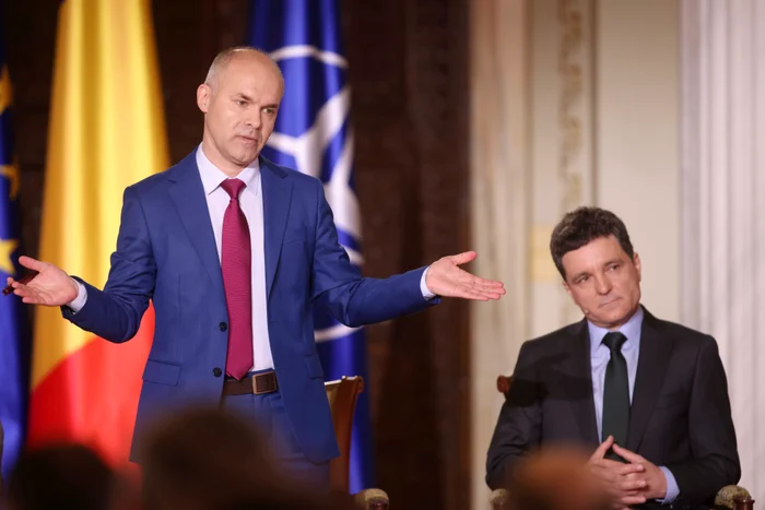 Daniel Funeriu și Nicușor Dan. FOTO Inquam Photos / George Călin