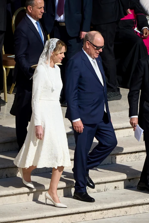 Prințesa Charlene de Monaco a venit alături de soțul ei, Prințul Albert al II-lea (Foto: Profimedia)