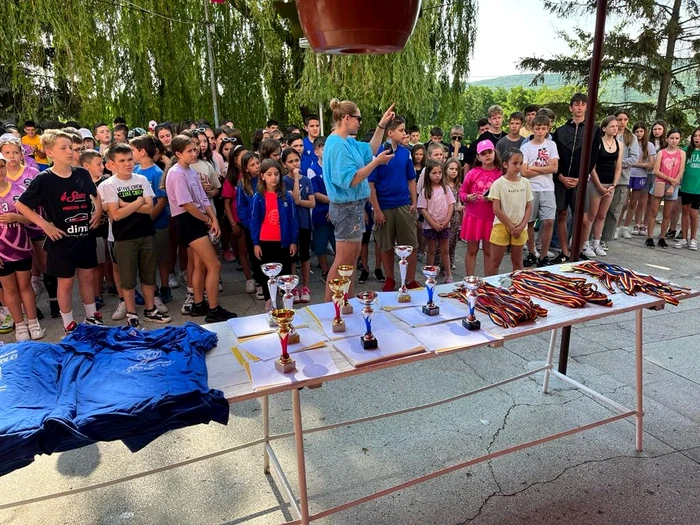 Tabără de copii la Agafton FOTO Direcția Județeană pentru Sport și Tineret