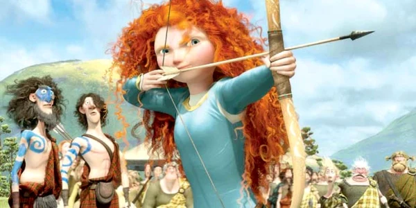 Prinţesa Merida, într-o scenă din film