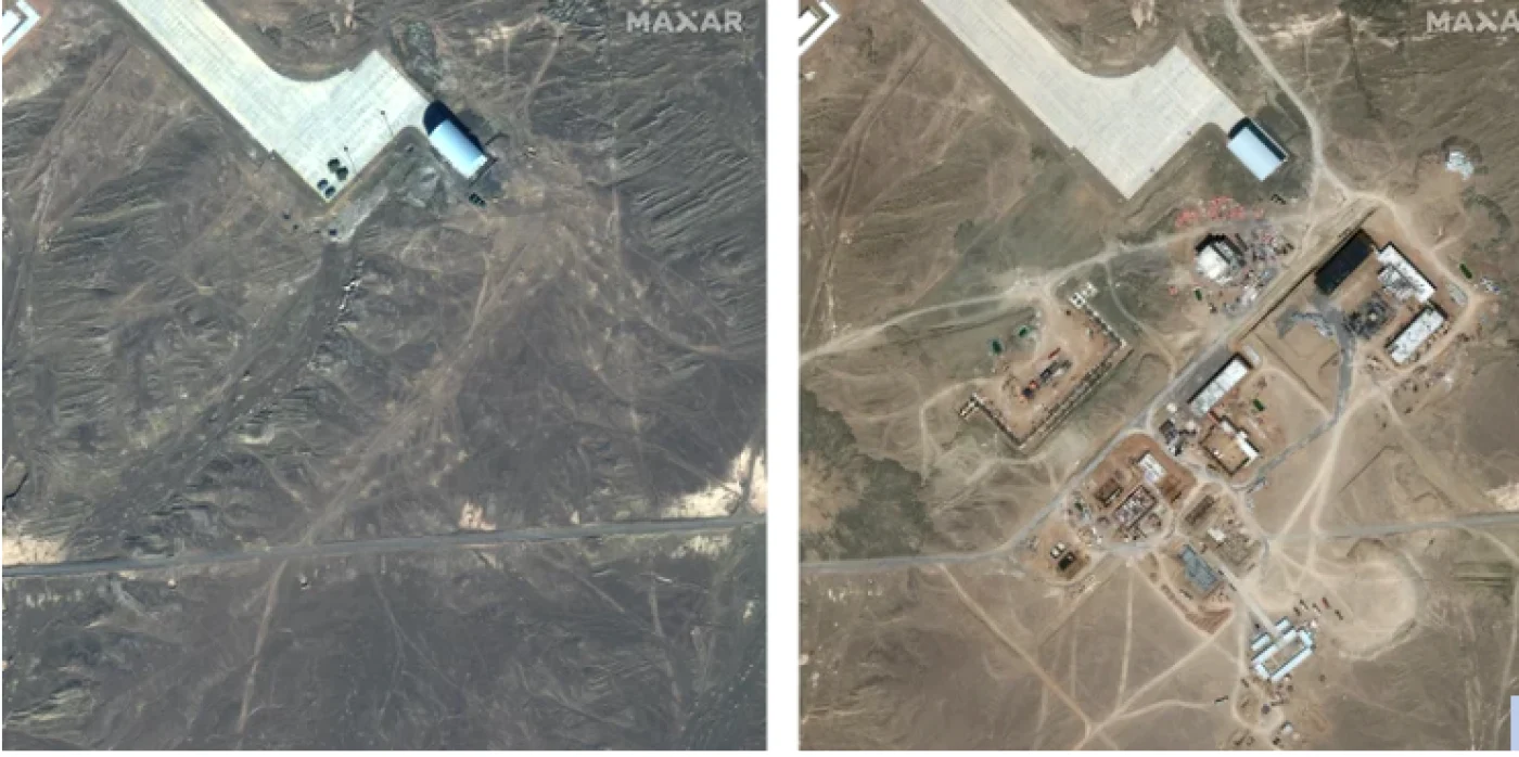 Imagini din satelit din februarie 2020 prin comparaţie cu iunie 2021 FOTO Maxar Technologies via NPR