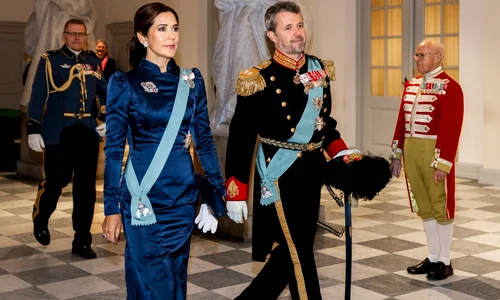 Printesa Mary si Printul Frederik al Danemarcei la balul diplomatic profimedia 0833991632 jpg