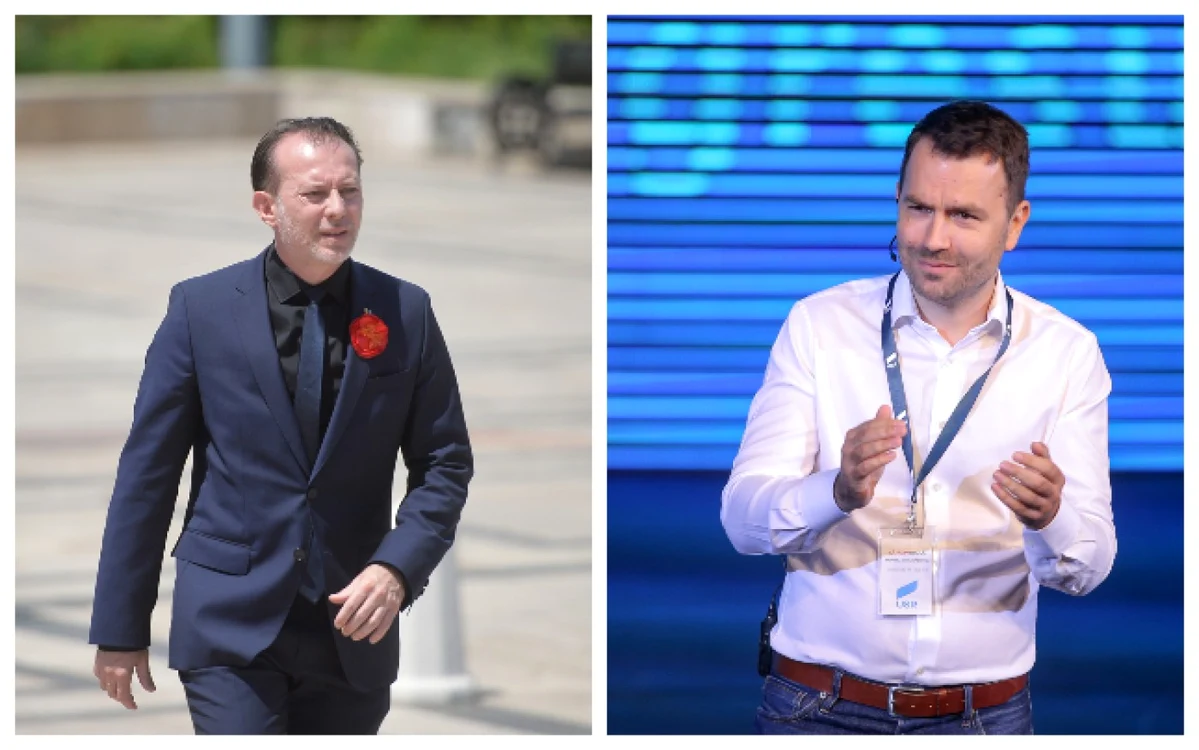 Premierul Florin Cîţu şi ministrul Transporturilor Cătălin Drulă FOTO Mediafax