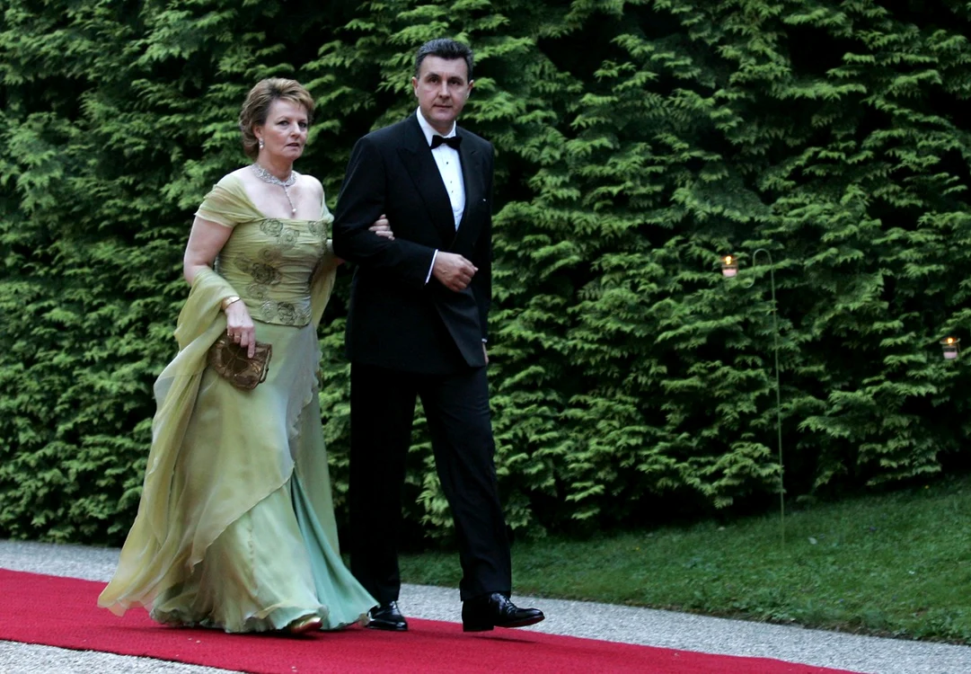 Majestatea Sa Margareta și Principele Radu la nunta Marelui Duce Henri de Luxemburg, 2006.Profimedia