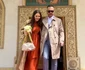 Cristina Șișcanu și Mădălin Ionescu, la ieșirea din biserică foto Facebook 