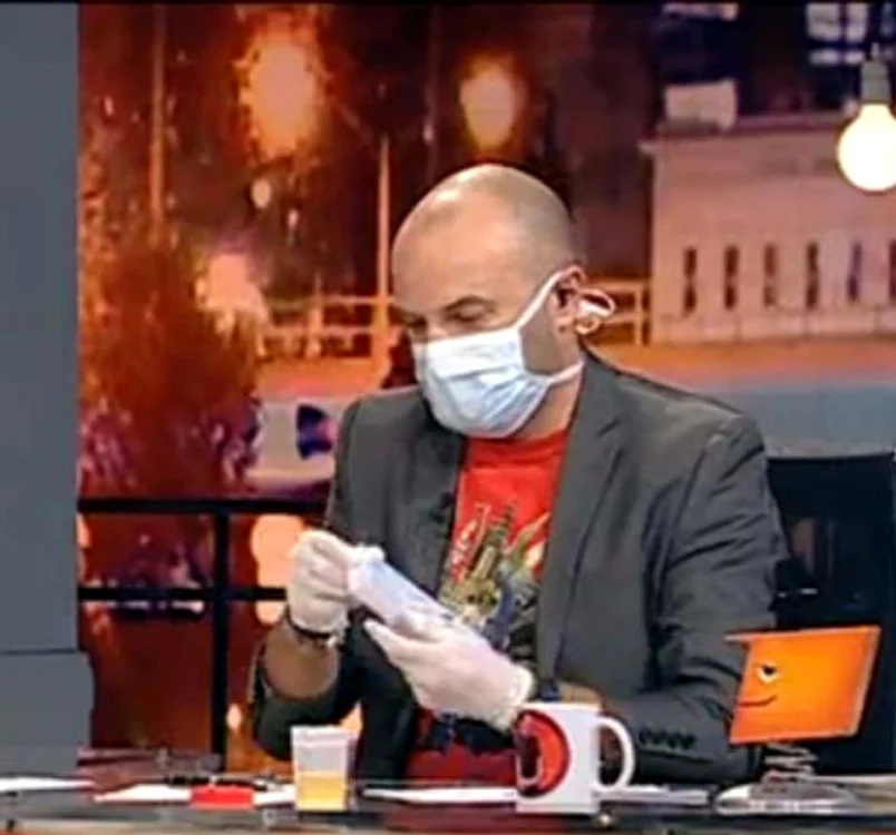 Sânziana Buruiană a făcut un test de sarcină în direct