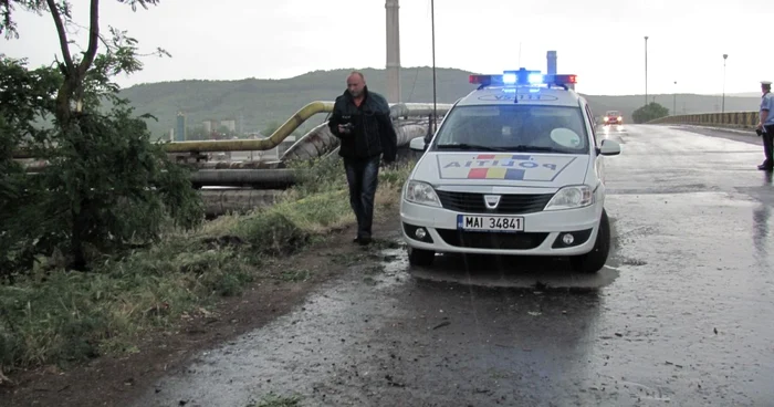 Accidentul s-a petrecut pe DN 7, între localităţile Ilteu şi Toc. FOTO Arhivă