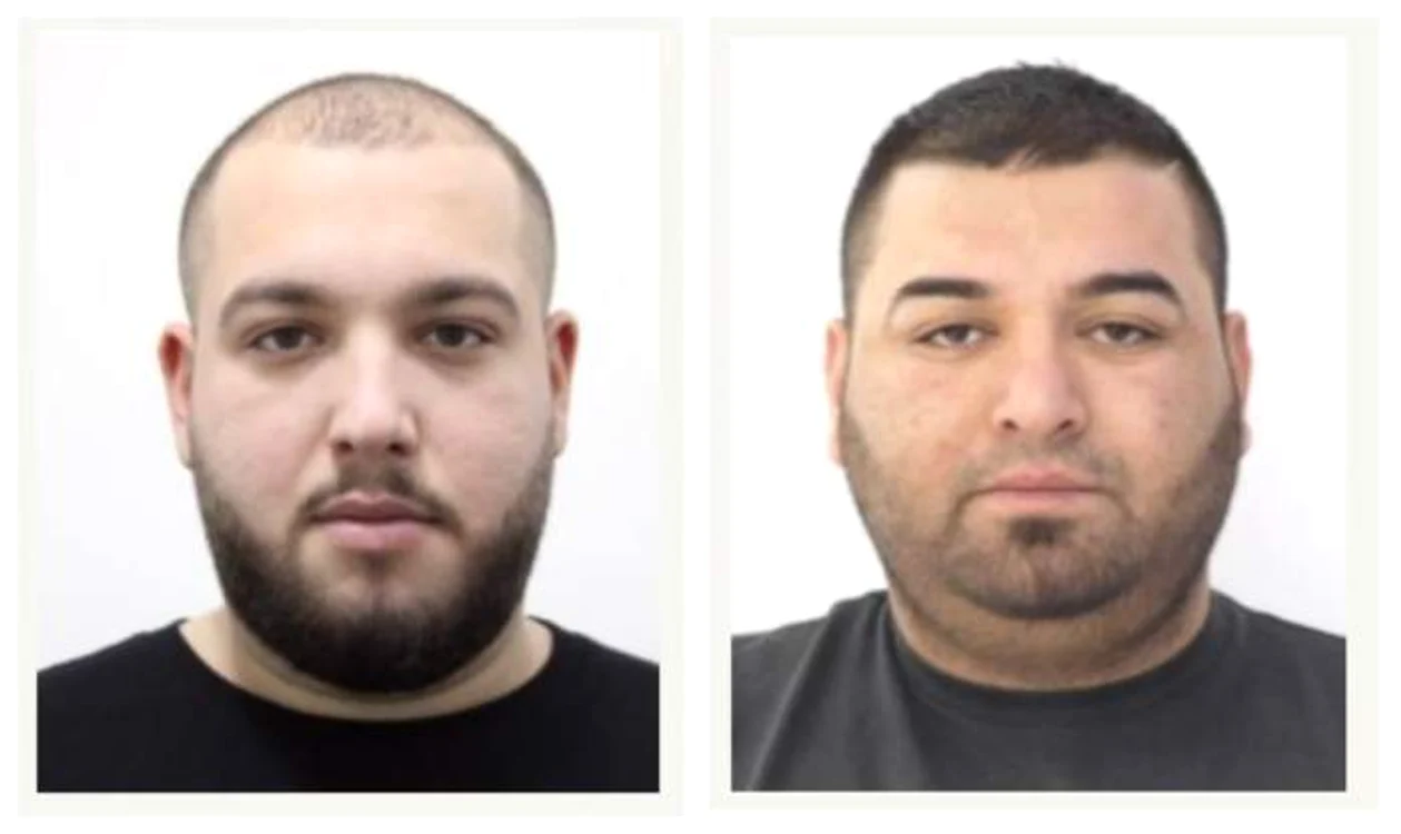 
    Ștefan Duduianu (stânga) și Florin Duduianu (dreapta)Foto: Poliția Română  