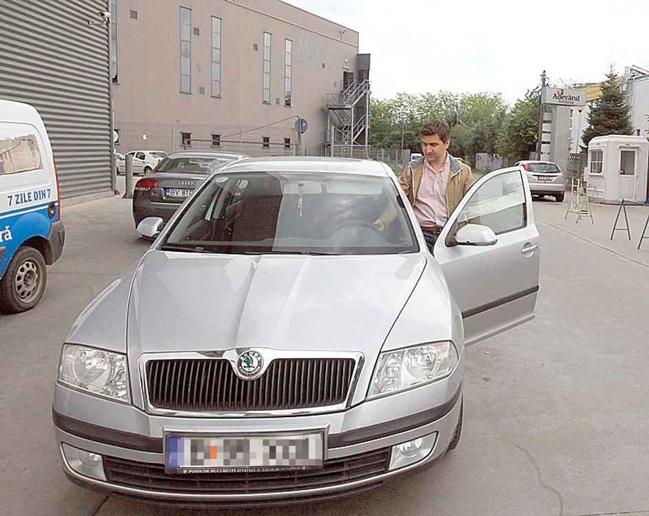 Am plecat  cu maşina pentru  a ridica bonul