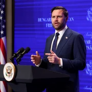 JD Vance la conferința de presă cu Viktor Orban FOTO profimedia jpg