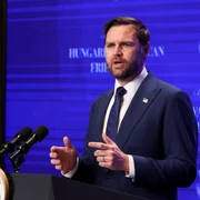 JD Vance la conferința de presă cu Viktor Orban FOTO profimedia jpg