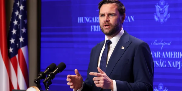 JD Vance la conferința de presă cu Viktor Orban FOTO profimedia jpg