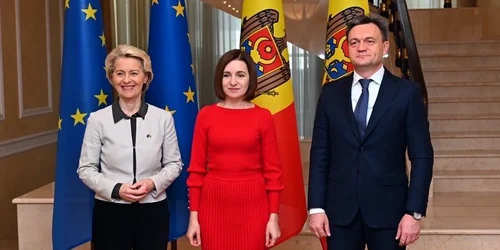Ursula von der Leyen Maia Sandu Dorin Recean FOTO Twitter com jpeg