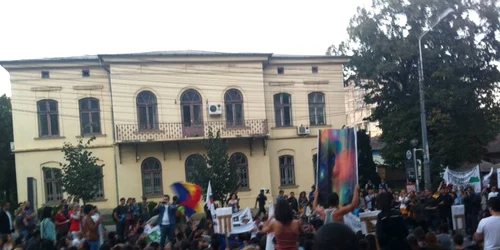 Miting rosia montana iasi